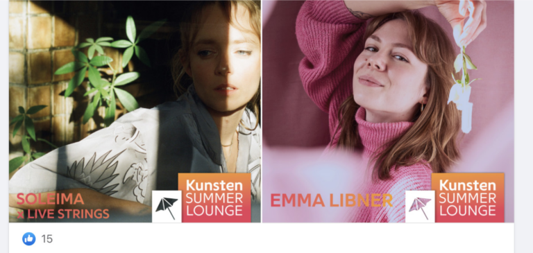 Kunsten i Aalborg fik i 2021 lavet et flot design til deres Summer lounge 2021